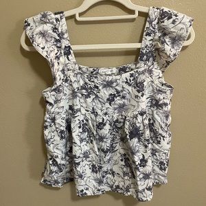 Blu Pepper Baby doll top Size Small